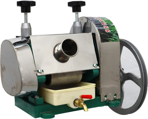 Miniatura 9 de INTSUPERMAI Exprimidor manual de caña de azúcar, máquina extractor de prensa comercial de caña de azúcar, exprimidor con salida de 110-330lb/h 2