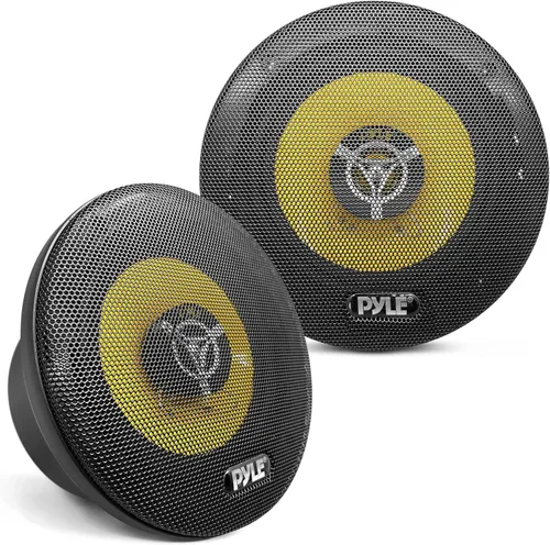 Pyle Sistema de altavoces de tres vías para coche - Pro 6.5 pulgadas 280 vatios 4 ohmios altavoces de audio de componente de tweeter medio para