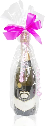 Miniatura 7 de Morepack Bolsas de celofán de 10 x 20 pulgadas, bolsas de regalo de celofán transparente para tazas, botellas, 30 piezas (lazo y cinta no incluidos)