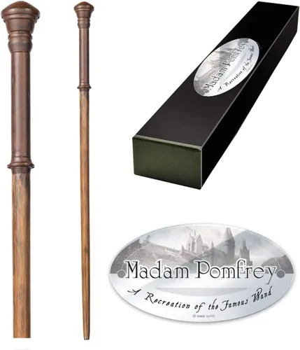 Miniatura 2 de The Noble Collection - Varita de personaje de Madam Pomfrey - Varita del mundo mágico de 13 pulgadas con etiqueta de nombre - Varitas de Harry Potter