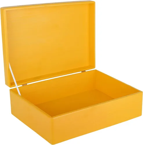 Miniatura 11 de Creative Deco Caja Grande de Madera Negra para Almacenamiento con Tapa con Bisagras 11.8 x 7.87 x 5.51 pulgadas (+-0.5) Caja de Regalo para Negro