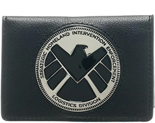 Miniatura 2 de Bioworld Marvel Agents of S.H.I.E.L.D. Phil Coulson - Cartera con insignia, Negro