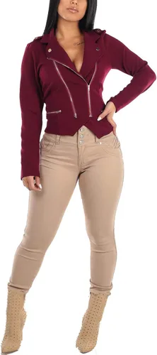 Miniatura 5 de Jeans levantadores de glúteos para mujer - Jeans Levanta cola ajustados de cintura alta elásticos