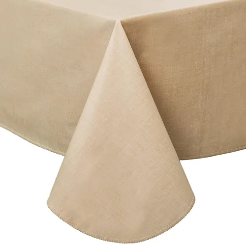 Miniatura 10 de LIBERECOO Mantel de vinilo con reverso de franela, verde hierba, impermeable, resistente a las manchas, mantel fácil de limpiar para vacaciones