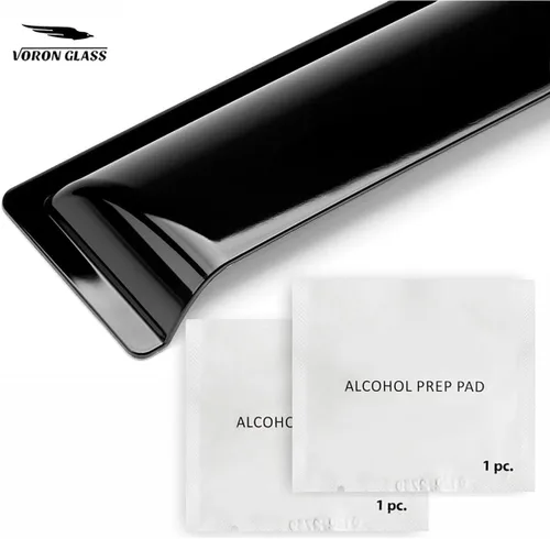 Miniatura 7 de Voron Glass - Protectores de lluvia adhesivos extra duraderos para Honda Civic 2022-2026 Sedan, deflectores de ventana, viseras de ventilación, 6