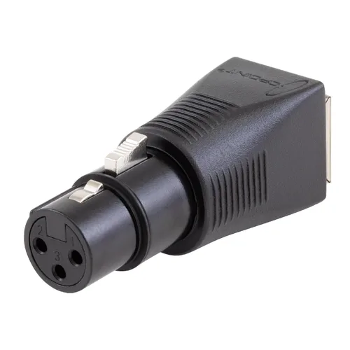 Miniatura 2 de SIRS-E CPoint XLR RJ45 - Adaptador CPoint XLR RJ45 Ethernet a DMX512, convertidor de cable hembra de 3 pines, XLRJ45-3F