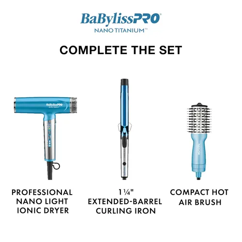 Miniatura 9 de BabylissPRO Nano Titanium Ionic Hair Straightener, Professional Flat Iron for All Hair Types