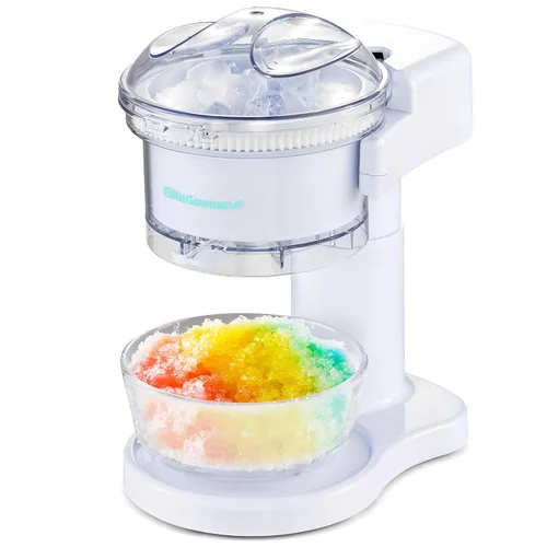 Miniatura 8 de Elite Gourmet Máquina de Conos de Nieve y Hielo Raspado, ESI2215P, Granizados Refrescantes, Margaritas, Bebidas Boba, Cono de Nieve y Soporte