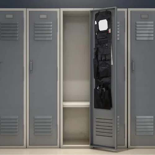 Miniatura 6 de Woanger Organizador de Armario Colgante Estilo Policía 52 x 11 Pulgadas Organizador de Puerta Estante de Casillero Colgante Organizador de Casillero