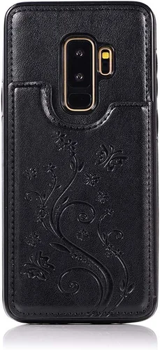 Miniatura 7 de Funda de teléfono para Samsung Galaxy S9 Plus con protector de pantalla de vidrio templado y tarjetero con soporte para tarjetero, accesorios