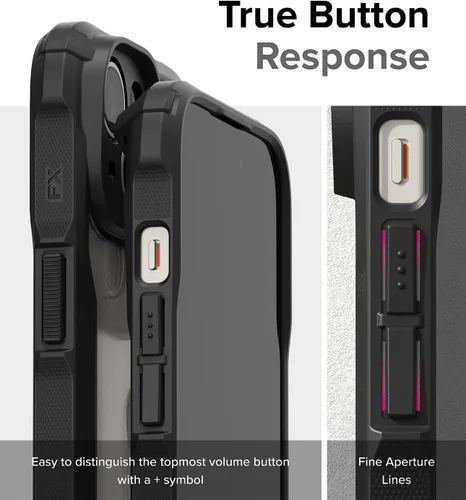 Miniatura 9 de Ringke Fusion-X [recortes precisos para lentes de cámara] compatible con iPhone 15 Plus, parachoques aumentado, parte trasera dura, resistente, Negro