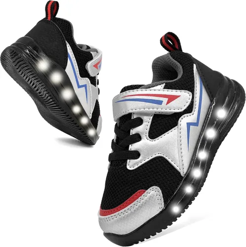 Miniatura 7 de Floranate Tenis ligeros con luz LED intermitente para niños y niñas pequeños