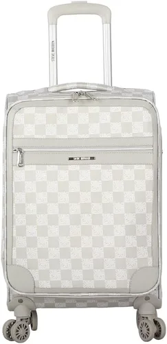 Miniatura 8 de Steve Madden Equipaje de diseñador, Chalet Gris Claro, Juego de maleta giratoria ligera expandible de 3 piezas - Juego de viaje