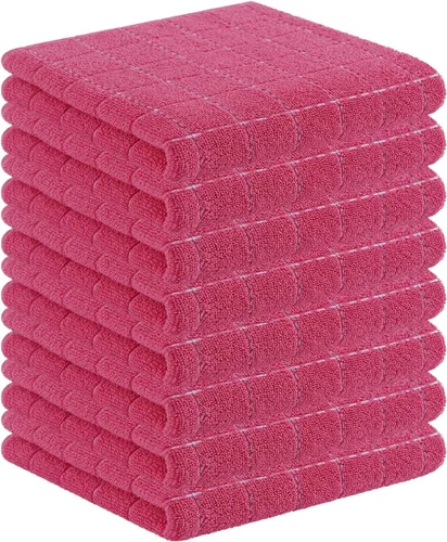 Miniatura 79 de Homaxy Paños de cocina 100% algodón de felpa, toallas de cocina ultra suaves y absorbentes para la cocina, adecuadas para secar y lavar platos