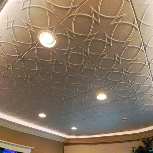 Miniatura 8 de A La Maison Ceilings R82 - Azulejos de techo de espuma con pegamento (256 pies cuadrados/caja), paquete de 96, color blanco liso blanco simple