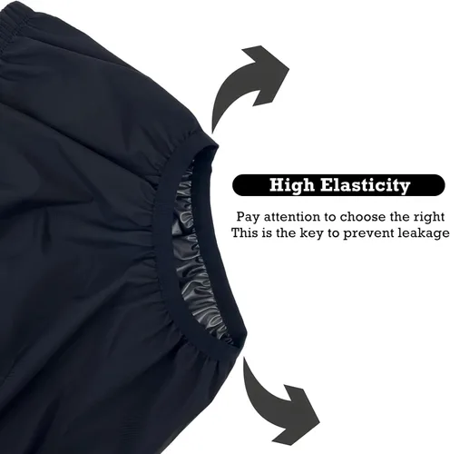 Miniatura 4 de Fundas de pañales de tela a prueba de fugas para adultos, ropa interior protectora contra incontinencia, pantalones de plástico reutilizables