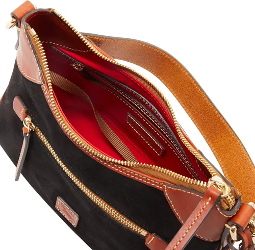 Miniatura 3 de Dooney & Bourke Bolso de hombro Hobo pequeño de gamuza