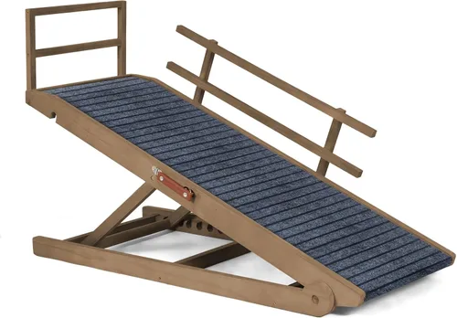 Miniatura 11 de Rampa para perros para camas, autos, sofás, escalones para perros con superficie antideslizante, rampas para perros para mascotas pequeñas