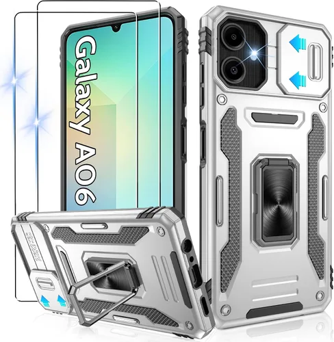 Miniatura 84 de Gritup para Samsung Galaxy S22 Funda con protectores de pantalla HD de 2 paquetes y cubierta deslizante para la cámara, protección contra caídas