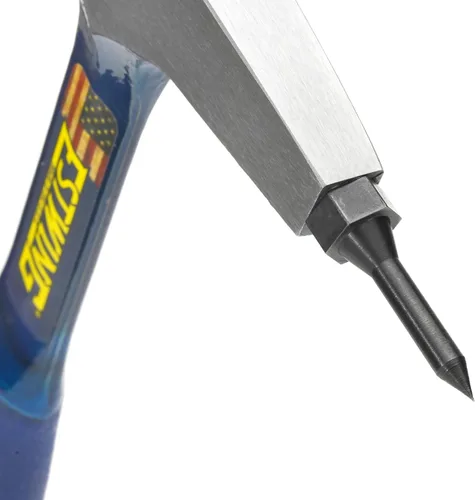 Miniatura 2 de ESTWING Martillo de soldadura/cincelado - Herramienta de eliminación de escoria de 13 oz con puntas de acero reemplazables y agarre de reducción