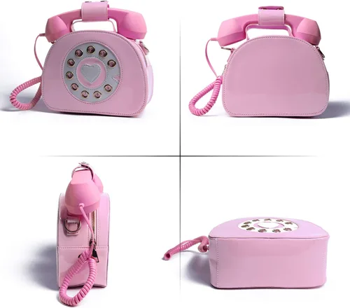 Miniatura 2 de Oweisong Divertido bolso de teléfono para mujer, bolso cruzado de hombro con asa superior para teléfono