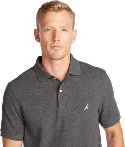 Miniatura 21 de Nautica playera polo clásica de mangas cortas, color sólido, para hombre