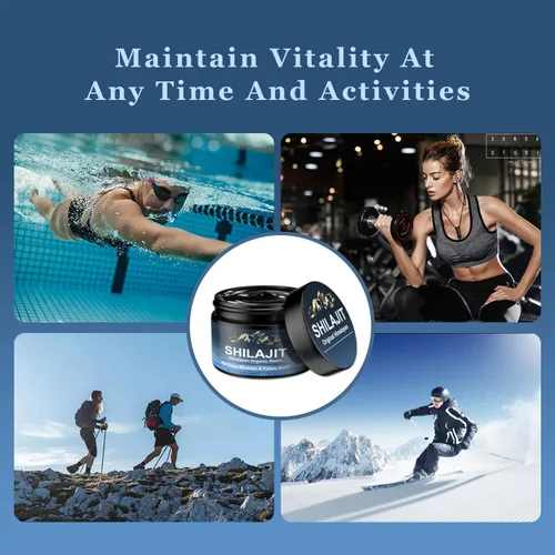 Miniatura 5 de Shilajit Orgánico del Himalaya, Resina de Shilajit Pura, Shilajit de Alta Potencia para Hombres y Mujeres, 600mg de Resina Pura Natural con 85+