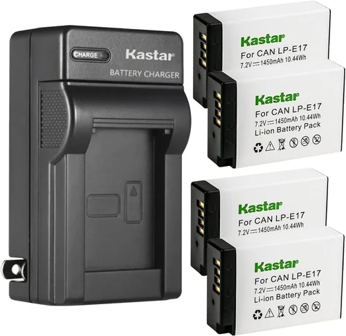 Miniatura 7 de Kastar Reemplazo del cargador de batería de pared CA para Canon EOS RP, EOS R10 cámara sin espejo, KISS X8i, KISS X9i, Rebel SL2, EOS Rebel T6i, EOS