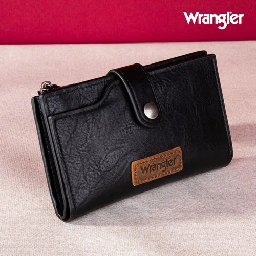 Miniatura 6 de Wrangler - Billetera para mujer con tarjetero plegable, cierre y ventana para identificación