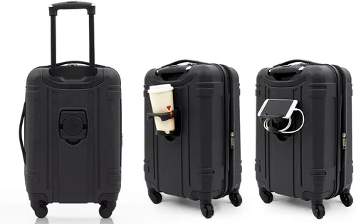 Miniatura 2 de Wrangler Equipaje de mano rígido astral de 20", Negro -, Equipaje de mano rígido astral de 20