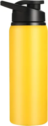 Miniatura 11 de Botella de agua deportiva de 24 onzas, botella de agua de metal de acero inoxidable para hombres, mujeres y niños, a prueba de fugas, botella
