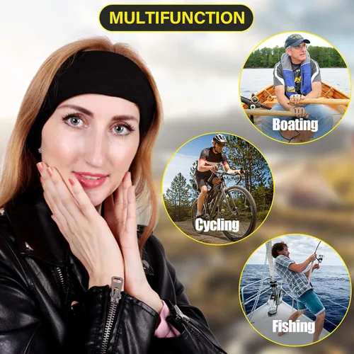 Miniatura 5 de Peicees 6 piezas de polaina de cuello para mujeres y hombres, transpirable, bufanda de cocodrilo, máscara para la cabeza, pasamontañas para ciclismo