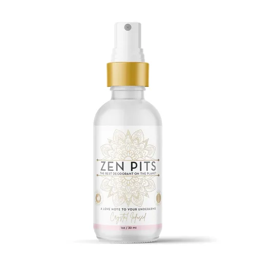Zen Pits - Desodorante en aerosol invisible para mujeres y hombres, 72 horas de protección contra el olor, desodorante para todo el cuerpo, natural,