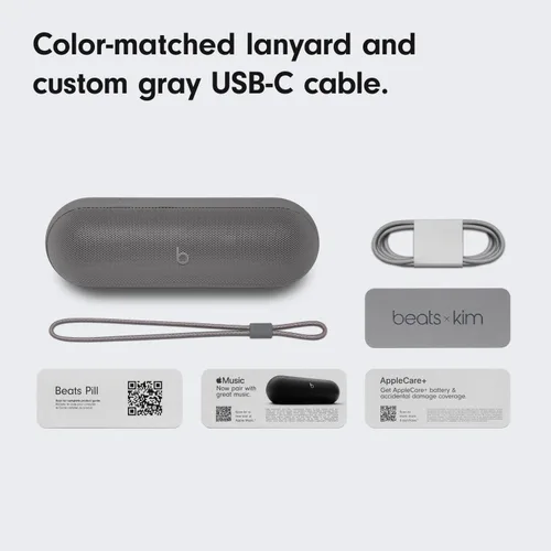 Miniatura 6 de Beats Pill x Kim Kardashian - Altavoz inalámbrico Bluetooth y cargador portátil a través de USB-C - Hasta 24 horas de duración de la batería