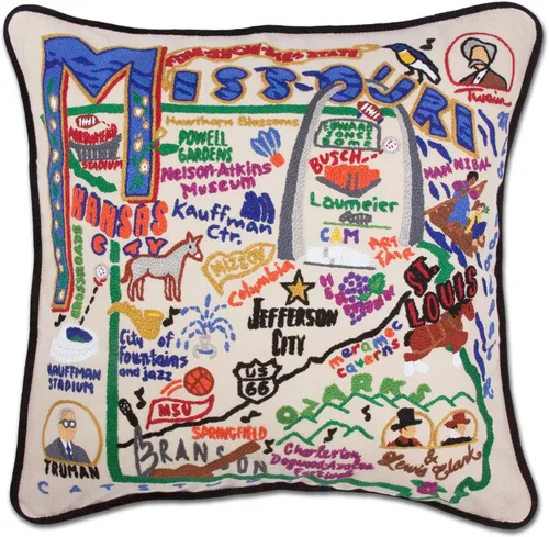 Miniatura 60 de Catstudio Almohada decorativa bordada a mano de Texas