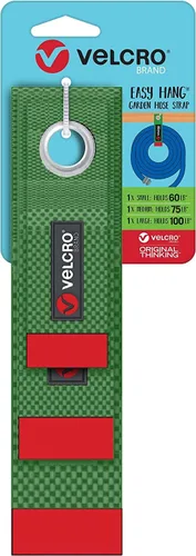 Miniatura 7 de Velcro Brand Easy Hang - Organizador de manguera de jardín o cable de extensión. Soporta hasta 100 libras. Correas resistentes perfectas