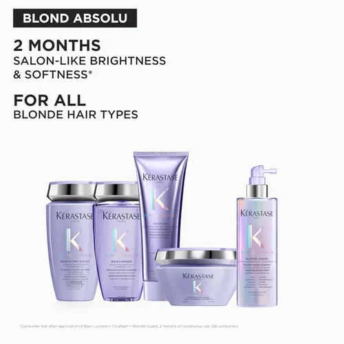 Miniatura 9 de Kerastase Blond Absolu Cicaflash acondicionador - Para cabello decolorado y dañado, fortalece y nutre, con ácido hialurónico, protege contra