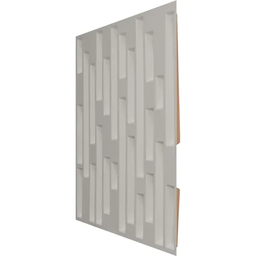 Miniatura 4 de Ekena Millwork 19 5/8 pulgadas de ancho x 19 5/8 pulgadas de alto, ladrillo escalonado EnduraWall decorativo 3D, cobre envejecido