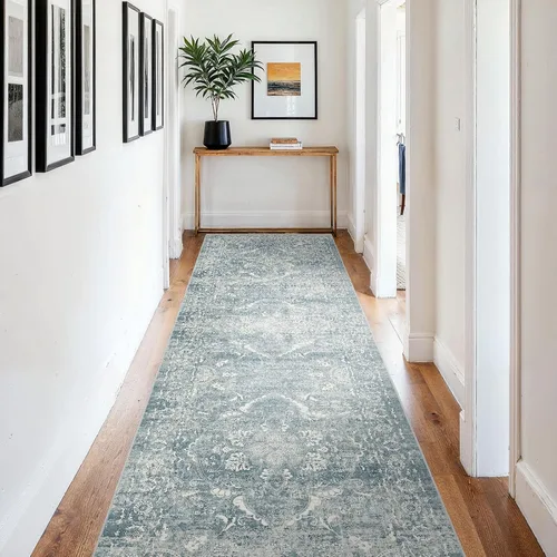 Miniatura 39 de Alfombra de área de entrada de 2 x 3 pies lavable - Alfombra de entrada pequeña neutra, alfombra de cocina, alfombra de pasillo vintage suave