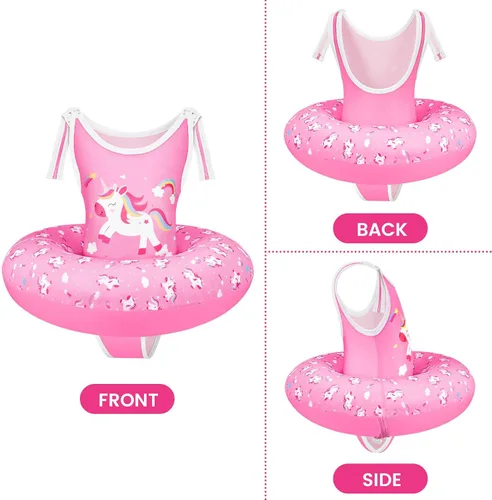Miniatura 5 de Chaleco de natación para niños pequeños, chaqueta flotante para niños y niñas de 3 a 6 años (29 a 55 libras), chalecos de entrenamiento de natación
