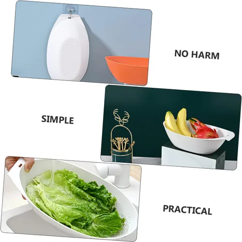 Miniatura 6 de Cabilock Cesta multifuncional para lavar frutas, escurridor de verduras, cuenco para lavadora de arroz, colador seguro y resistente