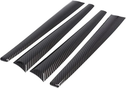 Miniatura 6 de YIWANG Cubierta del panel de decoración de puerta interior de estilo de fibra de carbono 4 piezas para Toyota Hilux 2015-2021 accesorios de coche