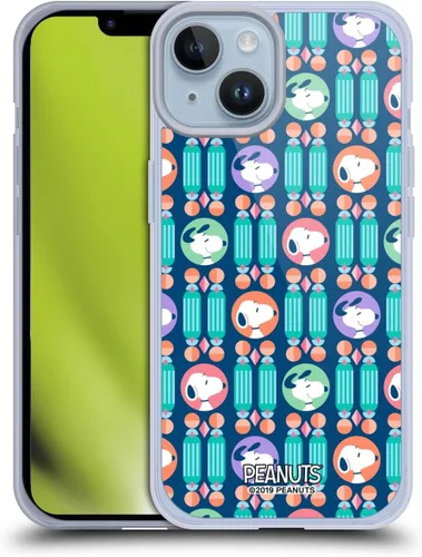 Miniatura 21 de Head Case Designs Snoopy Deco Dreams - Funda de gel suave con licencia oficial de Peanuts Blue Pattern compatible con Apple iPhone 7 Plus/iPhone 8