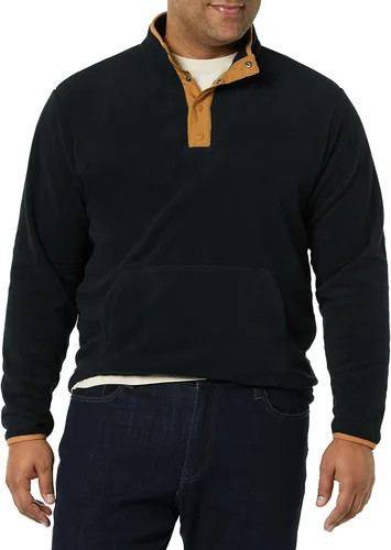 Miniatura 3 de Tienda Essentials Chaqueta de forro polar con cierre frontal para hombre