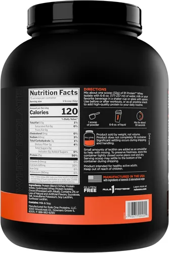 Miniatura 2 de Rule 1 R1 Proteína de suero aislada - con 25g de proteína y 6g de BCAA exclusivamente de fuentes aisladas e hidrolizadas para la recuperación