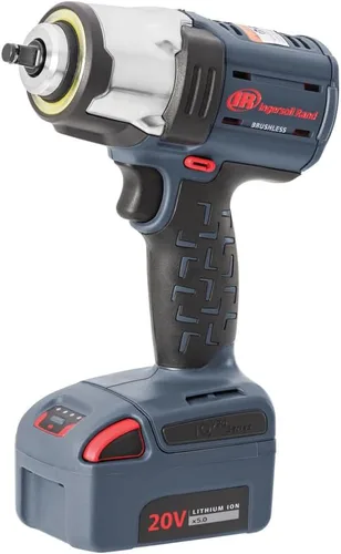 Miniatura 2 de Ingersoll Rand W5133-K22 - Llave de impacto inalámbrica IQV20 de 3/8 pulgadas y kit de batería con motor sin escobillas, luz LED de 360 grados, par