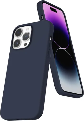 Miniatura 74 de Funda de silicona líquida compatible con iPhone 11 (6.1 pulgadas), cubierta de goma de gel de protección completa con forro de microfibra suave