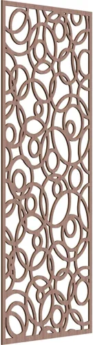Miniatura 140 de Latrobe Paneles de pared decorativos de madera con calado, 9 3/8 pulgadas de ancho x 24 3/8 pulgadas de alto x 3/8 de alto, roble rojo rojo (Red Oak)