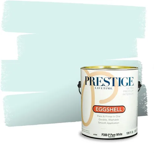 Miniatura 888 de Pintura Exterior + imprimación PRESTIGE, todo-en-uno, 1 galón, acabado mate, color comparable al Valspar* Royal Gray* VS151-Gris real