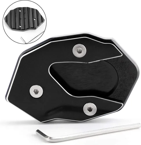 Miniatura 8 de Soporte lateral soporte ampliador pad para KAWASAKI 17-18 Versys-X300 Negro